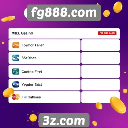 Opções de pagamento no fg888.com